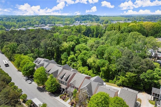 1744 Habershal Rd NW, Atlanta, GA 30318 - aerial view of residential area with a forest