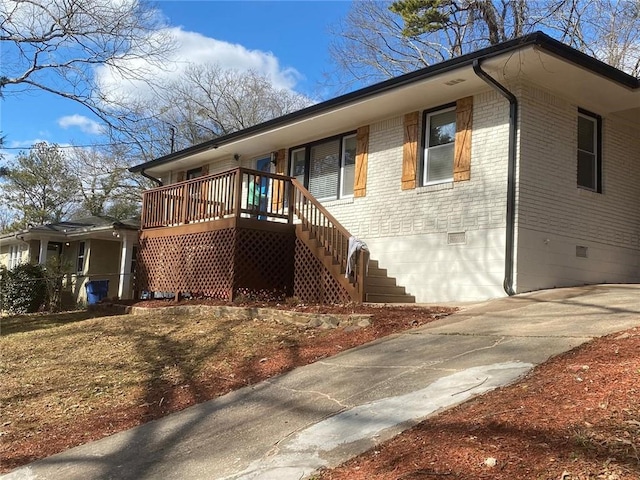 view of front of property