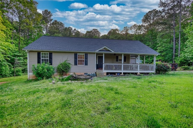 160 Riverbrooke Trl, Covington, GA 30016 - view of front of home featuring a porch and a front lawn