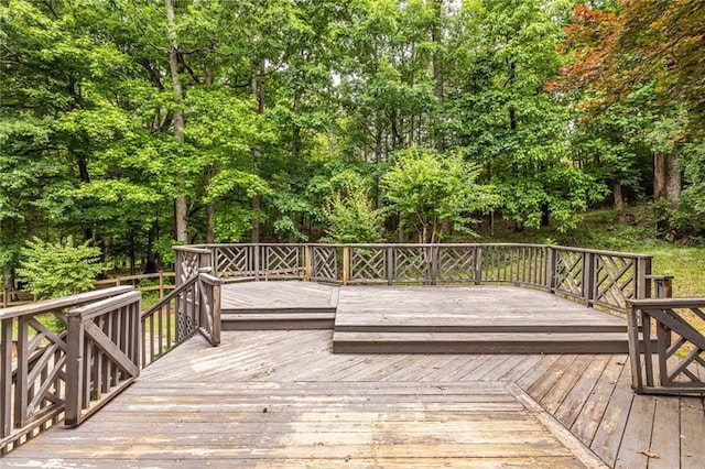 view of deck