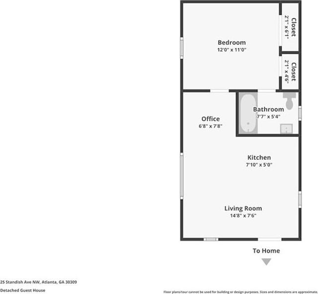 25 Standish Ave NW, Atlanta, GA 30309 - property floor plan