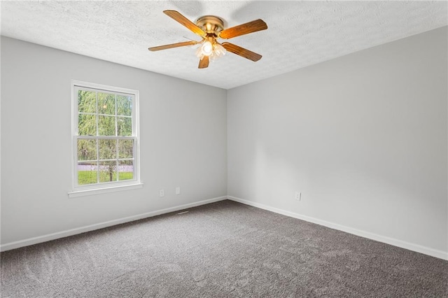 3833 Paddington Trl, Rex, GA 30273 - carpeted empty room with a ceiling fan and a textured ceiling
