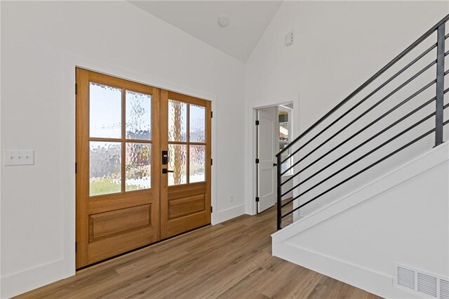 6371 Falcon Ln, Gainesville, GA 30506 - interior space featuring visible vents and wood finished floors
