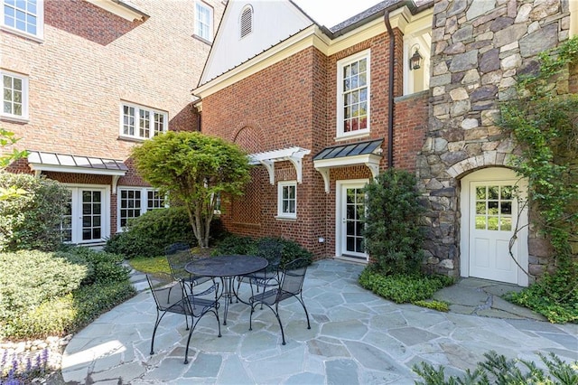 view of patio / terrace featuring outdoor dining space