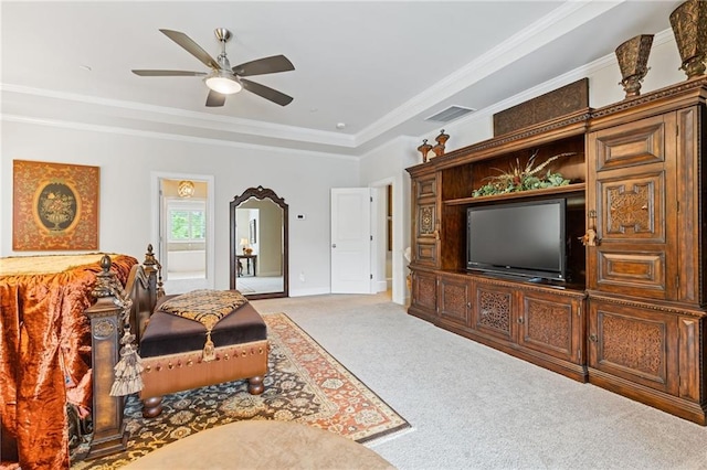 340 Marietta Walk Ln, Marietta, GA 30064 - bedroom with visible vents, carpet flooring, baseboards, and ceiling fan