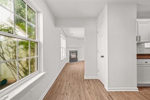 3454 Carriage Chase Rd, Atlanta, GA 30349 - corridor with light wood-type flooring and baseboards