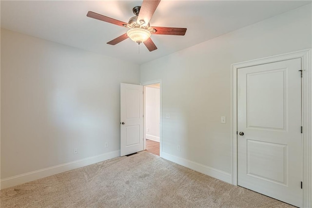 3404 Orchard St, Hapeville, GA 30354 - carpeted empty room featuring a ceiling fan and baseboards