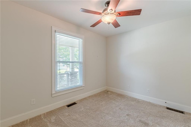 3404 Orchard St, Hapeville, GA 30354 - carpeted empty room featuring ceiling fan and baseboards