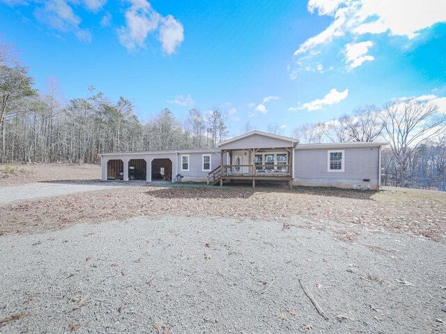 view of front of property