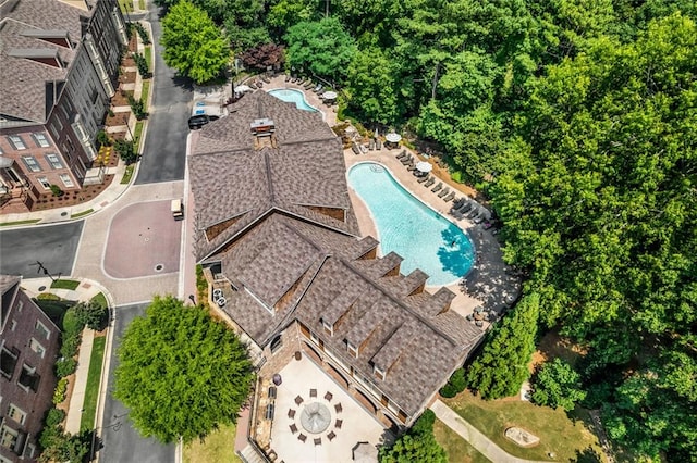 aerial view