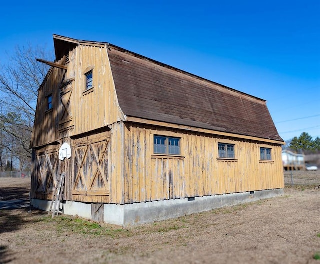 view of outbuilding