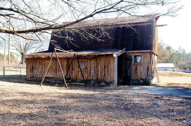 view of outdoor structure