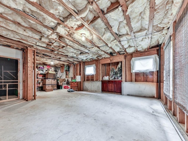 miscellaneous room featuring concrete floors