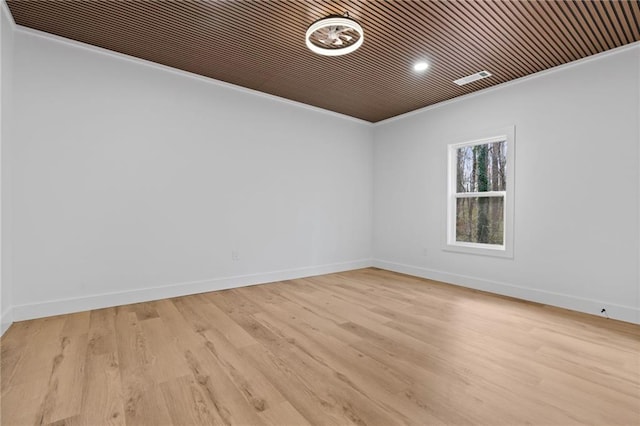 1337 Fairfield Dr, Lilburn, GA 30047 - unfurnished room with light wood-type flooring, crown molding, and recessed lighting