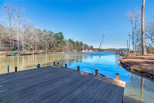 207A Quail Trl, Jackson, GA 30233 - dock area featuring a water view
