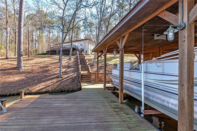 207A Quail Trl, Jackson, GA 30233 - dock featuring stairway