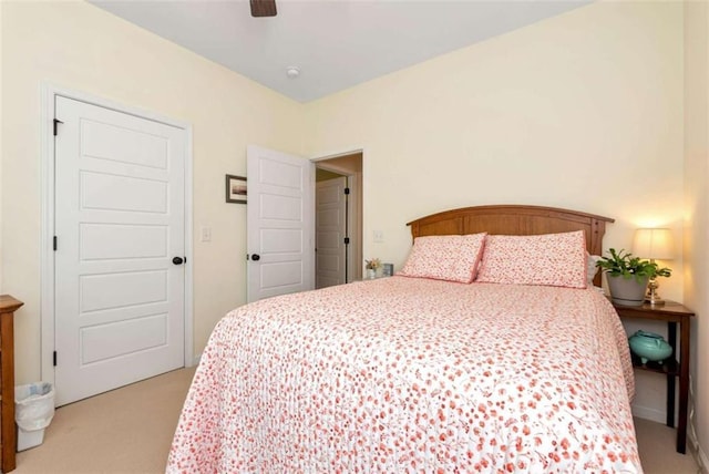 806 Skelton Rd, Hoschton, GA 30548 - bedroom featuring light colored carpet and a ceiling fan