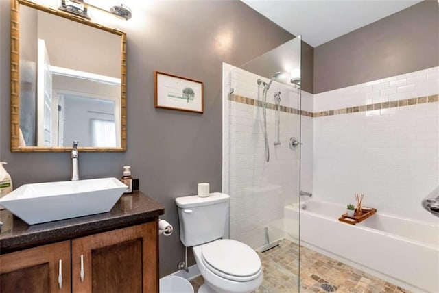 806 Skelton Rd, Hoschton, GA 30548 - full bath featuring vanity and tiled shower / bath combo