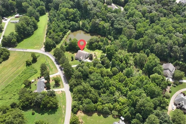 806 Skelton Rd, Hoschton, GA 30548 - aerial view of property and surrounding area with a heavily wooded area