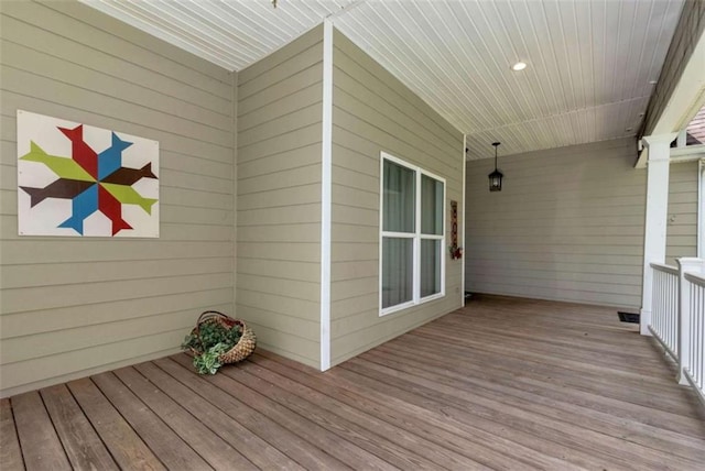 806 Skelton Rd, Hoschton, GA 30548 - view of wooden deck