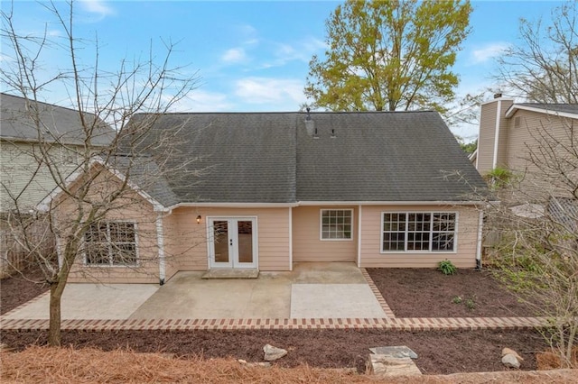 475 Brown Thrasher Ct, Alpharetta, GA 30009 - back of house with a patio area and a shingled roof