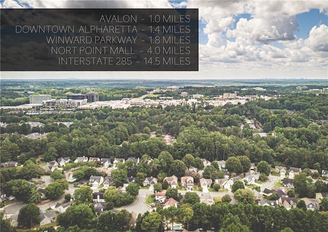 475 Brown Thrasher Ct, Alpharetta, GA 30009 - bird's eye view