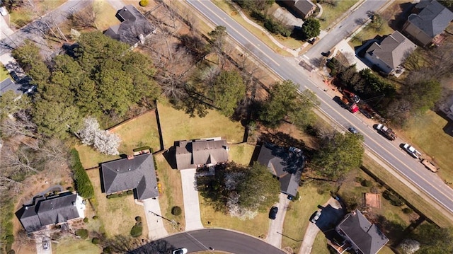 drone / aerial view featuring a residential view