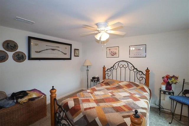 236 Hiram Sudie Rd, Dallas, GA 30157 - bedroom featuring carpet flooring, ceiling fan, and baseboards