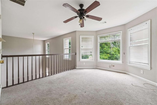 4467 Boatmans Cv, Stone Mountain, GA 30083 - unfurnished room featuring a ceiling fan and carpet floors