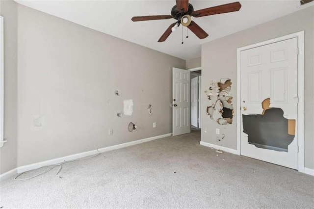 4467 Boatmans Cv, Stone Mountain, GA 30083 - unfurnished bedroom with carpet flooring and ceiling fan