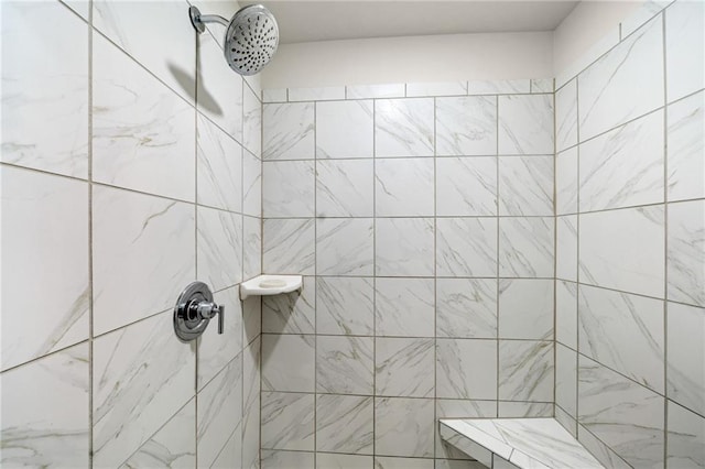 309 Vista Ln, Woodstock, GA 30189 - full bathroom with tiled shower