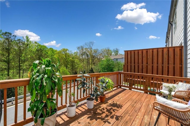 309 Vista Ln, Woodstock, GA 30189 - view of deck