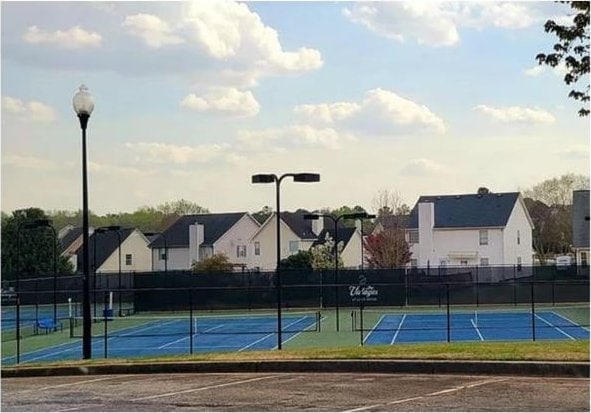 view of sport court