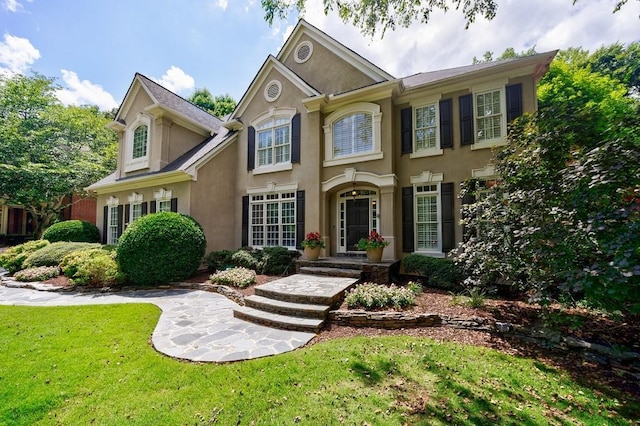 4310 Granby Way, Marietta, GA 30062 - view of front of house with stucco siding and a front yard