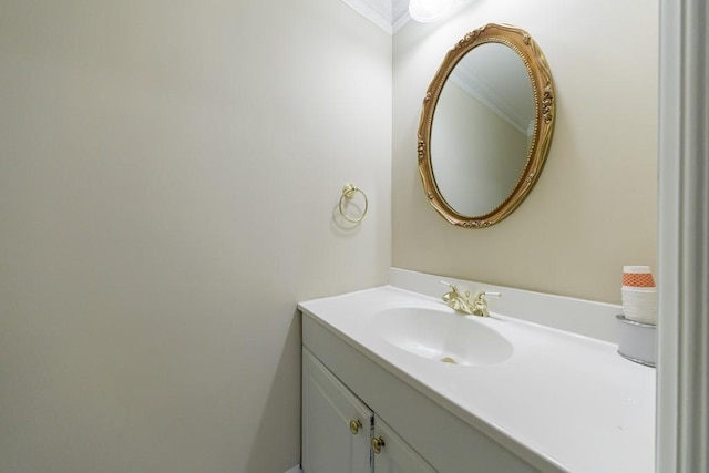 4310 Granby Way, Marietta, GA 30062 - bathroom featuring crown molding and vanity