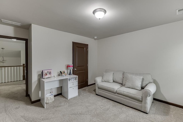 893 Whitfield Oak Rd, Auburn, GA 30011 - office area with light colored carpet and baseboards