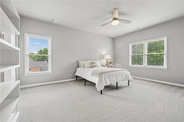 7025 Windsor Hill Psge, Suwanee, GA 30024 - bedroom with carpet floors and ceiling fan