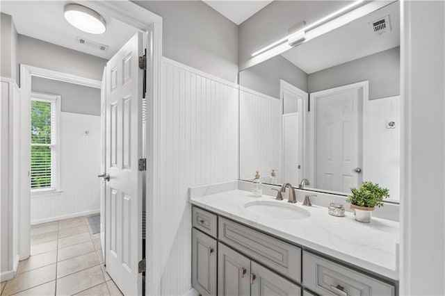 7025 Windsor Hill Psge, Suwanee, GA 30024 - bathroom with vanity and tile patterned flooring