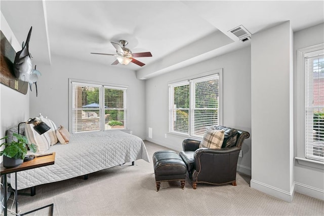 7025 Windsor Hill Psge, Suwanee, GA 30024 - bedroom featuring carpet floors and a ceiling fan
