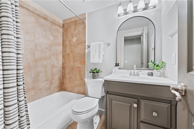 7025 Windsor Hill Psge, Suwanee, GA 30024 - full bathroom with vanity and shower / tub combo with curtain