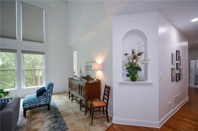 2637 Morningside Trl NW, Kennesaw, GA 30144 - corridor featuring baseboards and a high ceiling