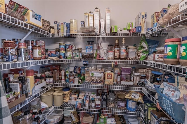 view of pantry