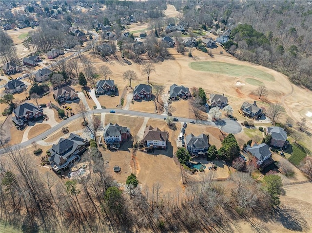 bird's eye view featuring a residential view