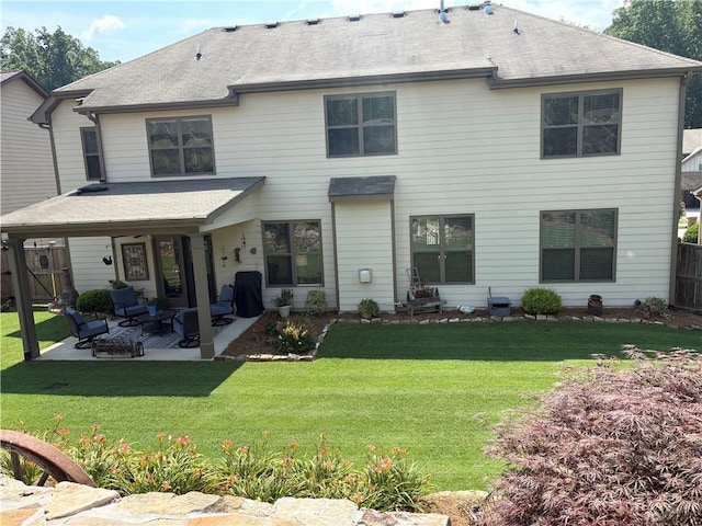 4745 Belcrest Way, Cumming, GA 30040 - back of house featuring a patio