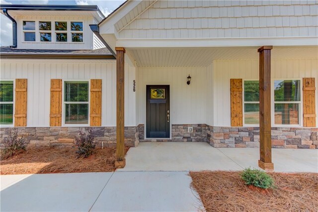 0 Dortch Rd, Eastanollee, GA 30538 - living room with light wood-style flooring, ceiling fan, baseboards, and recessed lighting
