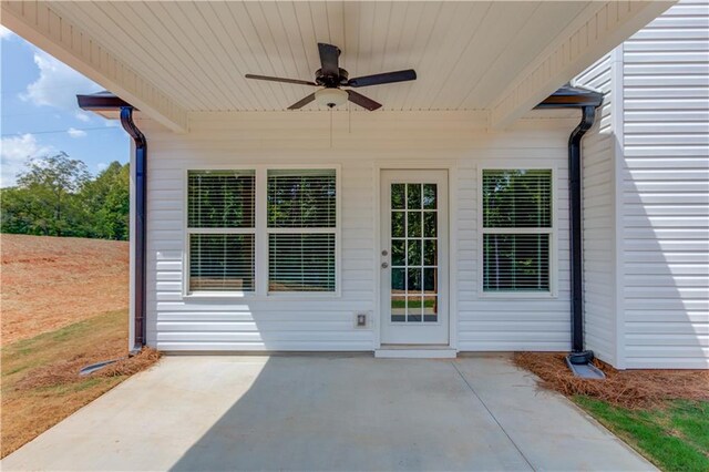 0 Dortch Rd, Eastanollee, GA 30538 - view of patio with a ceiling fan