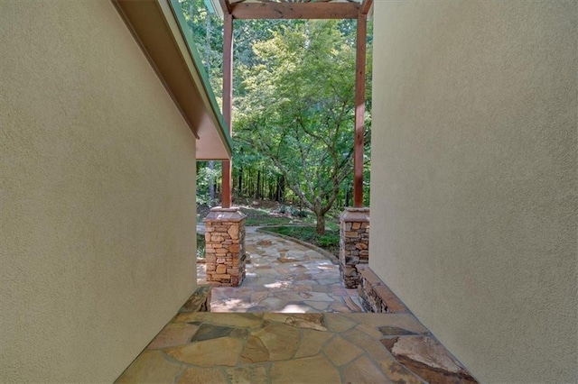 view of home's exterior featuring a patio