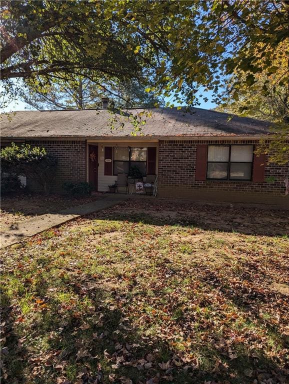 view of rear view of property