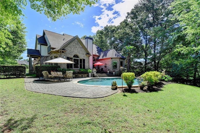 4478 Longmead Rd, Flowery Branch, GA 30542 - swimming pool featuring a patio