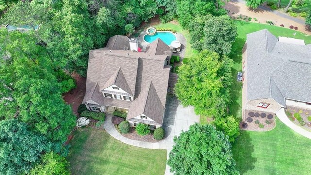 4478 Longmead Rd, Flowery Branch, GA 30542 - view of subject property with a pool area